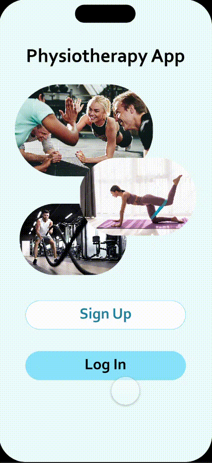 Here is a quick gif of my full prototype, showing the different screens and interactions, and I connected my UI to the orange screen my groupmate Julie had made, which changed the air pressure settings. Overall, this activity helped me to explore different UX/UI design elements for fitness and health apps, and I was able to create a prototype that incorporated some of the features that I found useful in my research.